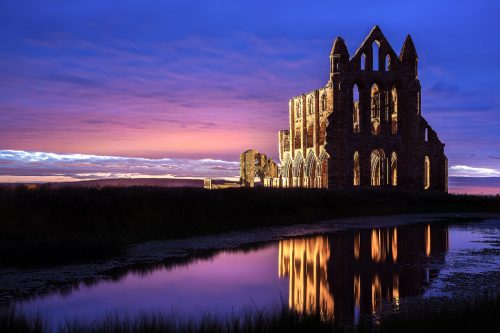 Whitby Abbey during the blue hour - Yorkshire Coast