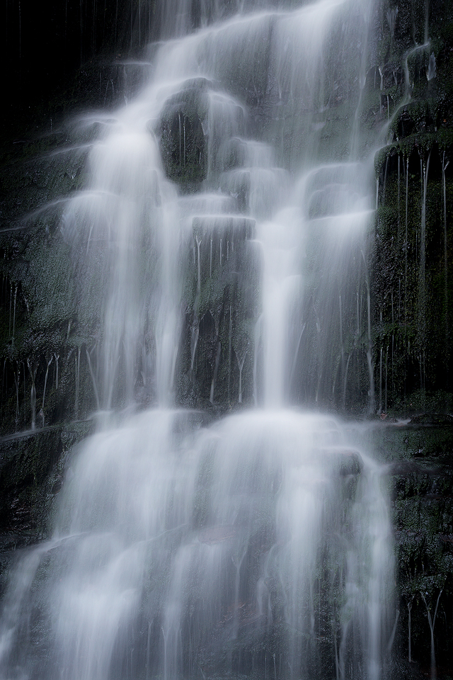 Middle Black Clough - Peak District waterfall Photography